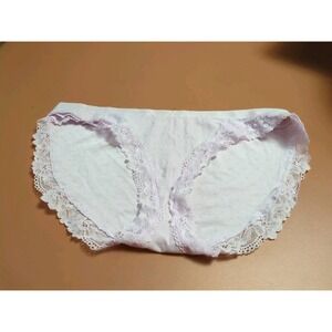 victoria's secret panties Purple Lace Sz Lg